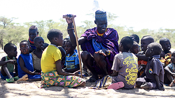 William Lopii, a hersman and educator in Lorengelup, Kenya - Project Survival Media, Joe Lukhovi